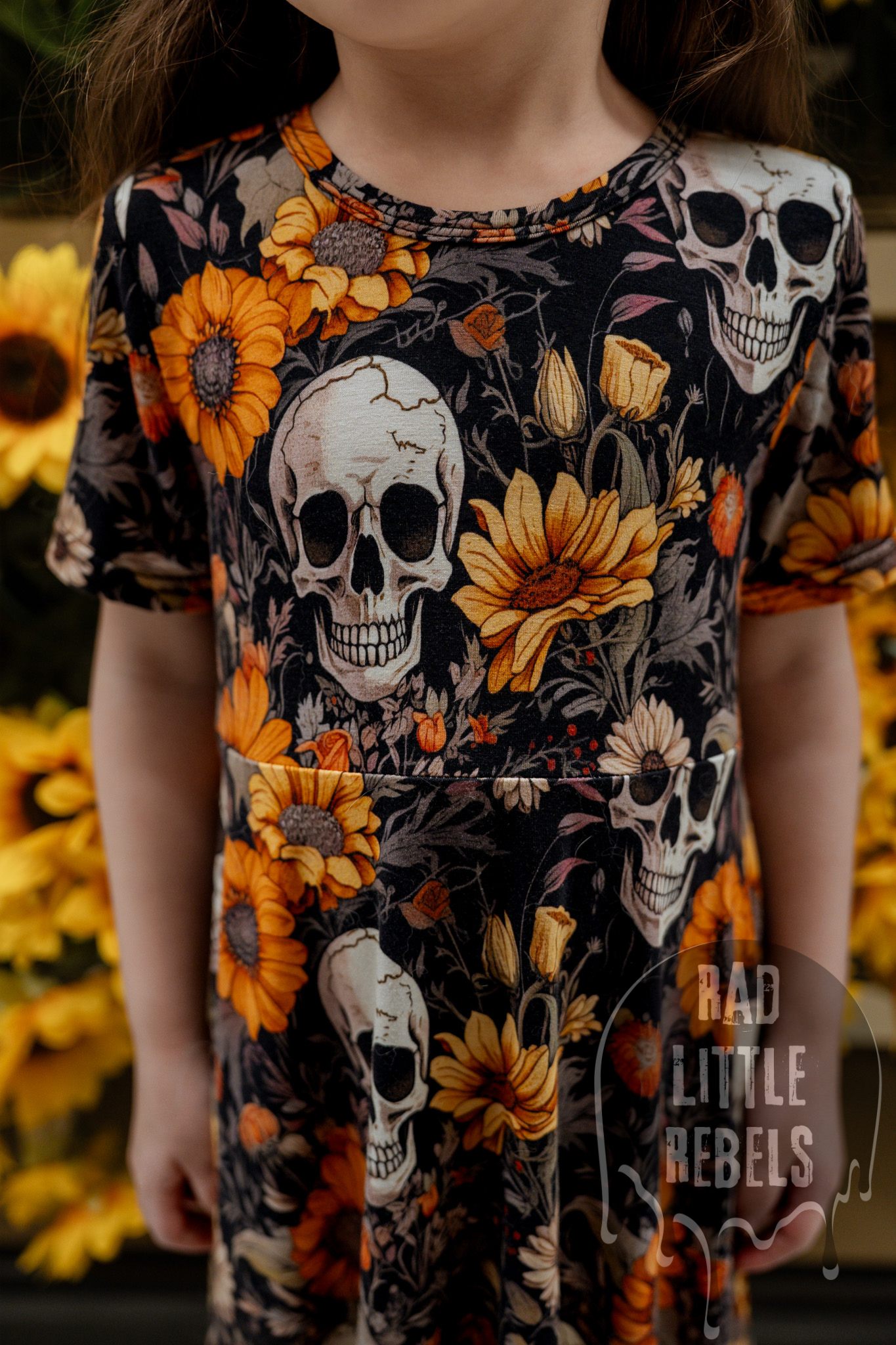 Sunflower Decay | Twirl Dress