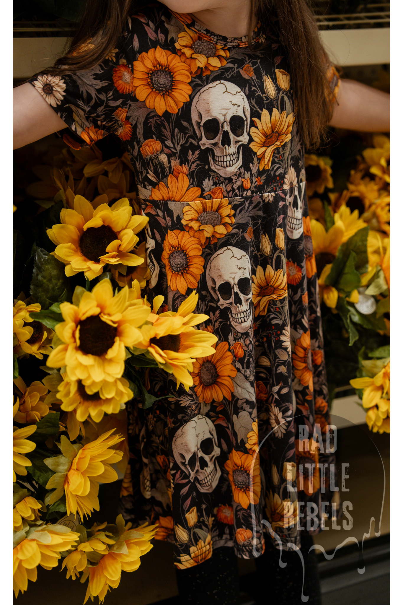 Sunflower Decay | Twirl Dress