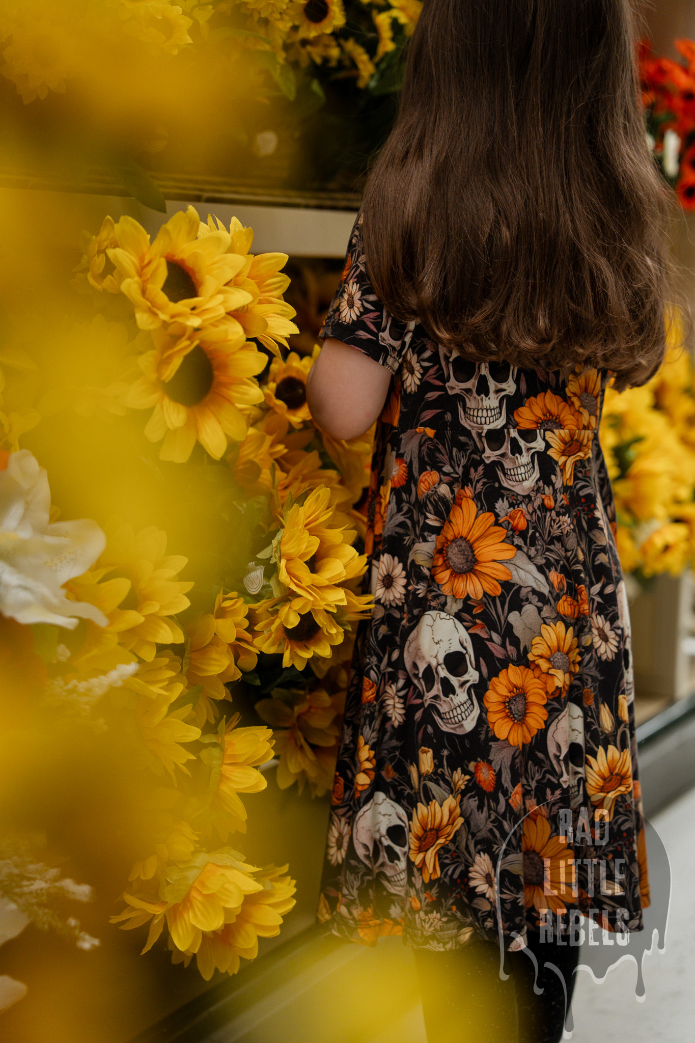Sunflower Decay | Twirl Dress