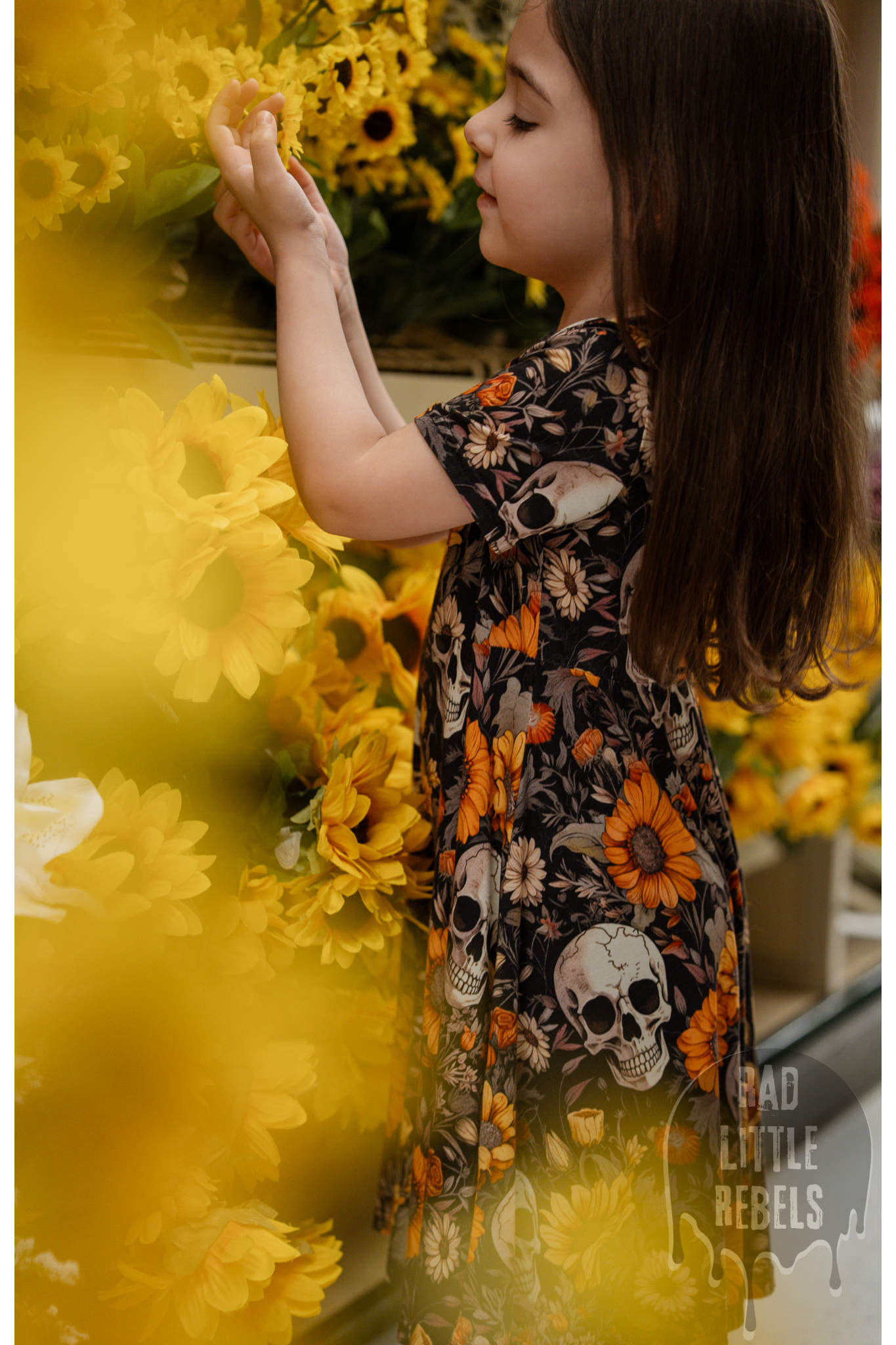 Sunflower Decay | Twirl Dress