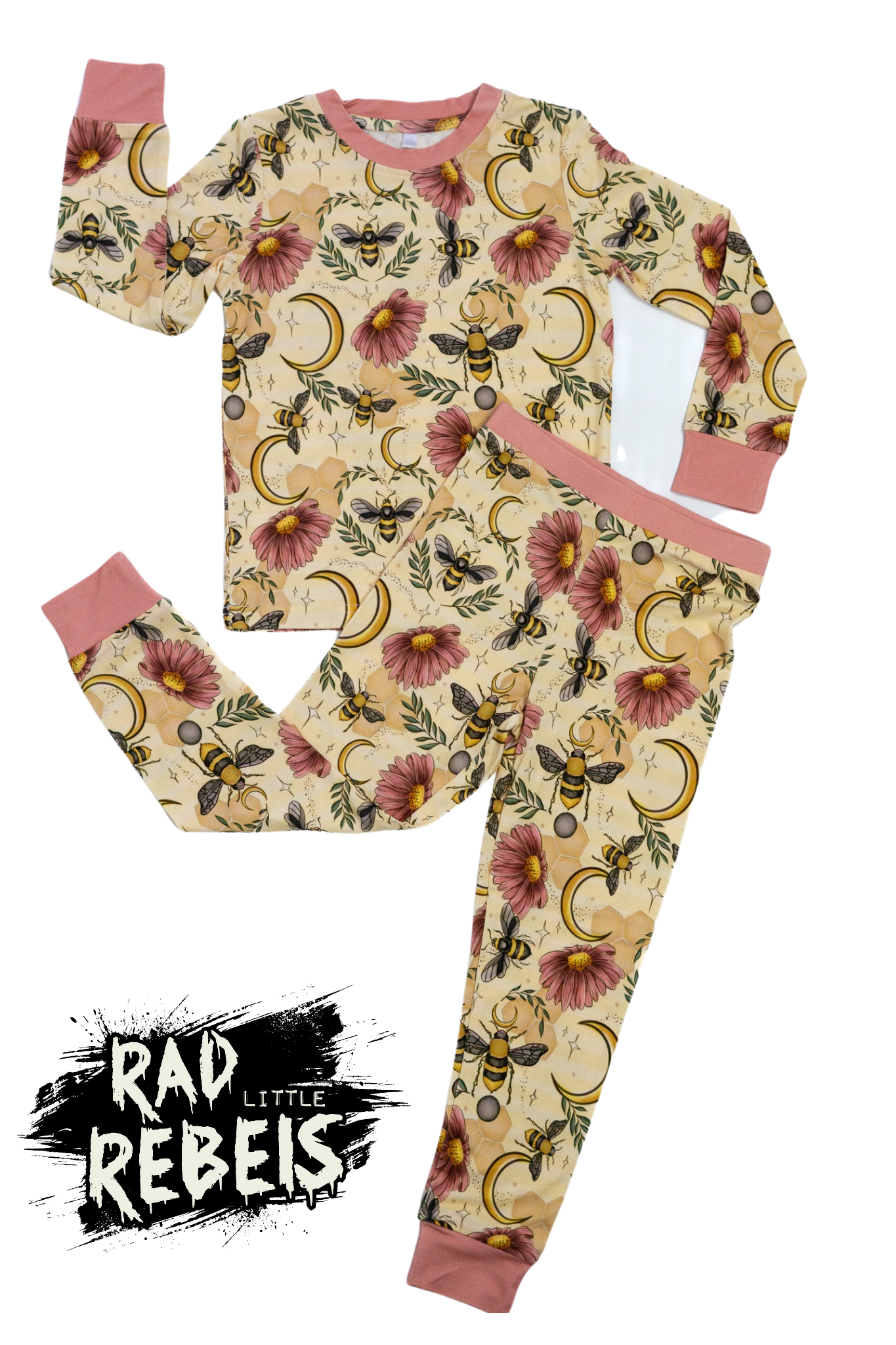 Spring Bees Two-Piece Pajama Set