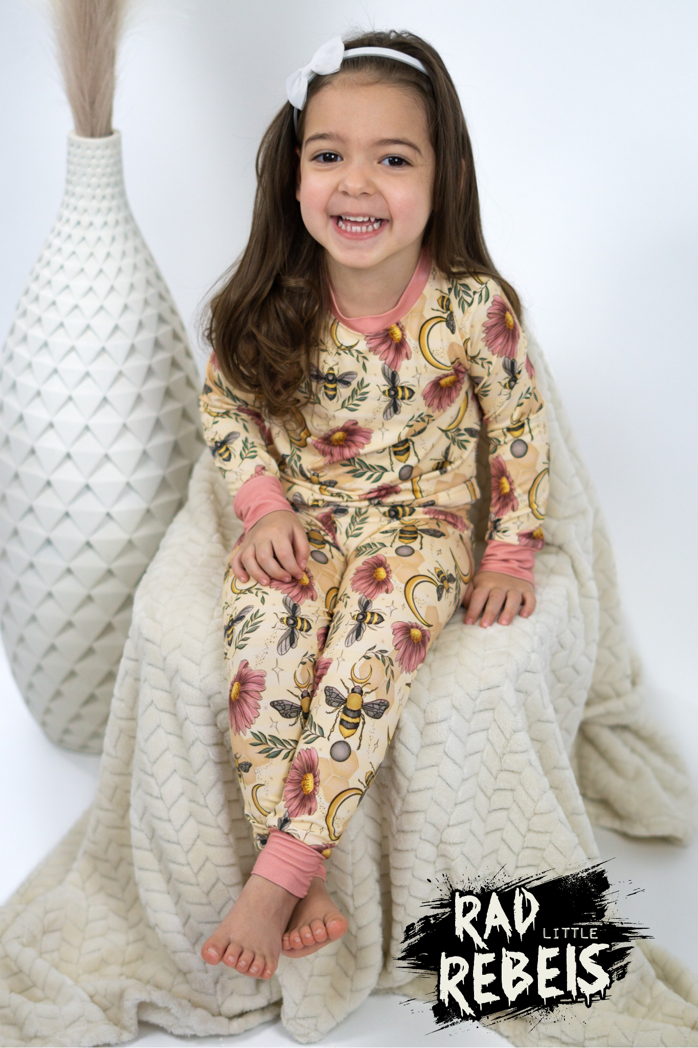 Spring Bees Two-Piece Pajama Set