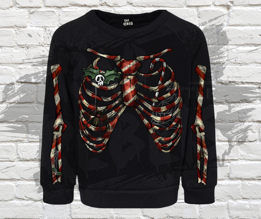 "Skeletal Sweets" Adult Crewneck